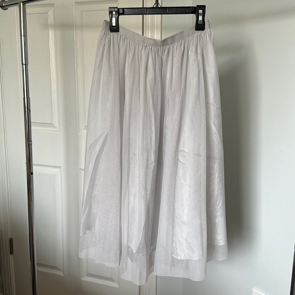 ZARA Tulle midi skirt